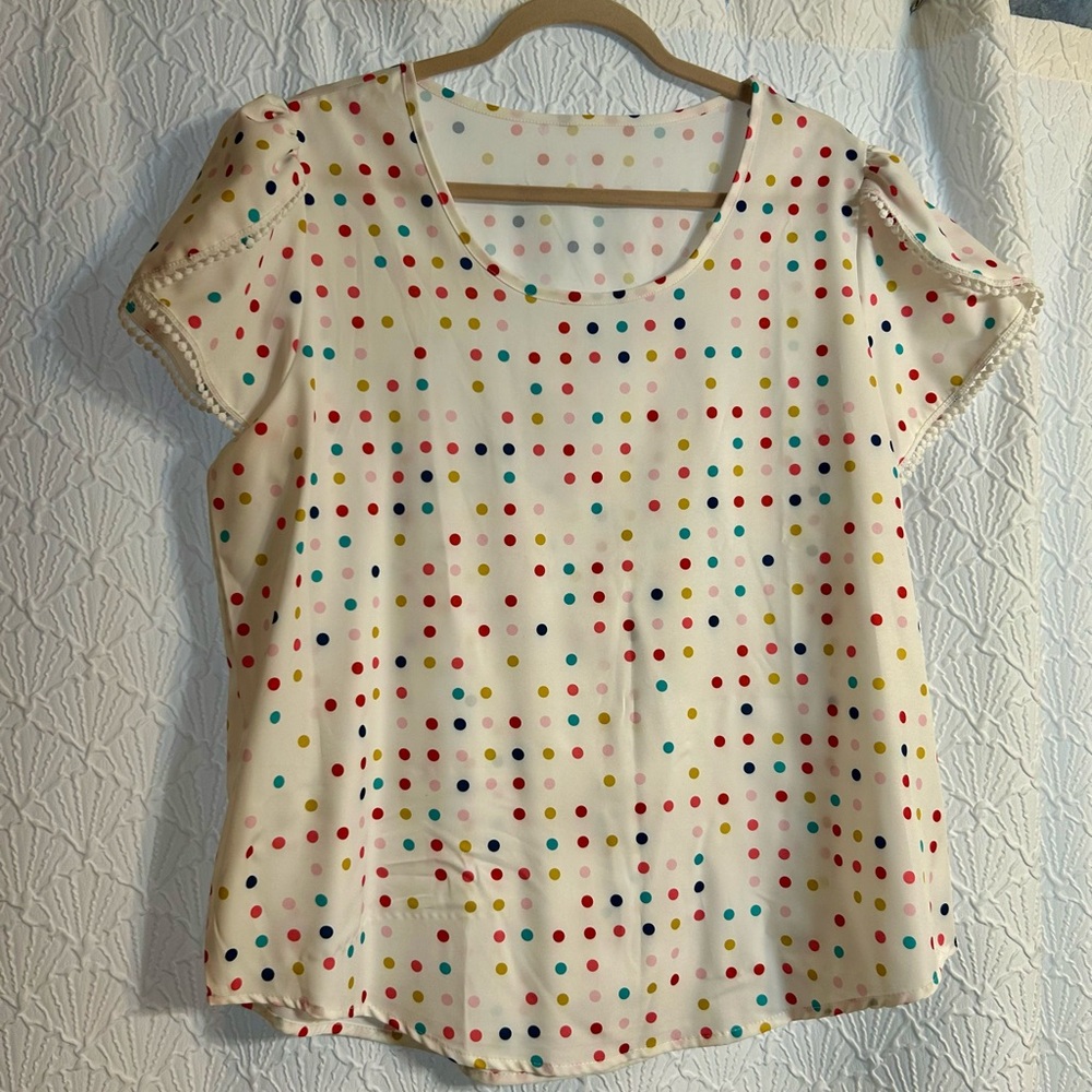 Polka Dot Women's Top